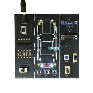 Kit Pratica Saldatura 3pz Simulazione Guida Auto Kit Elettronico Saldatura Impara - Foto 1 di 21