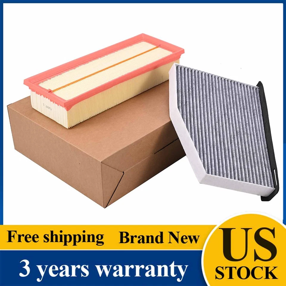 Air Cabin Filters (2 Total) Kit For Volkswagen Jetta Passat Tiguan Beetle CC GTI Foto 1 de 4