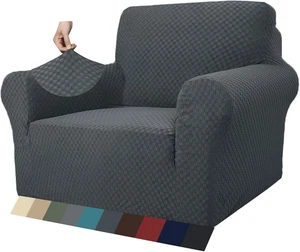 Newest Jacquard Chair Covers for Living Room, Super Stretch Non Slip Chair Slipc - Picture 1 of 7