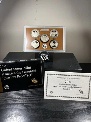 2011-S America the Beautiful Clad Proof Set OGP/COA - Image 1 of 2