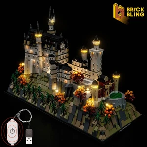 BrickBling LED Licht Set für LEGO Schloss Neuschwanstein 21063 NEU (Standard) - Bild 1 von 19