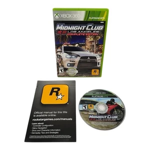 XBOX 360 Midnight Club Los Angeles Complete Edition Platinum Hits Rockstar Games - Picture 1 of 9