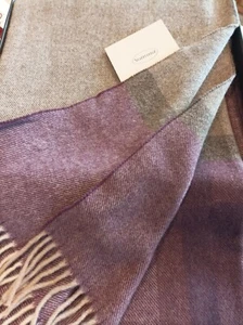 plaid in pur lana 100% merino di somma. Un perfetto regalo - Foto 1 di 4