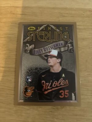 2023 Topps Finest Flashbacks Sterling Adley Rutschman Rookie RC #16 Orioles - Image 1 of 3