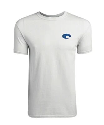 Camiseta Costa Del Mar S/S - Del mar al mar brillante - Talla XL para hombre - Gris ¡NUEVA! Foto 1 de 2