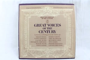 Great Voices of the Century NP-4 Vintage Vinyl Record Caruso Melba Muzio LP - Picture 1 of 2