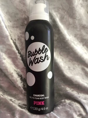 Victoria's Secret PINK Bubble Wash Charcoal Gel-To-Foam Body Wash ~ 130g - Image 1 of 2