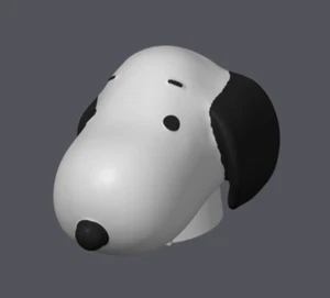 Abdeckkappe   SNOOPY  Schutzkappe Anhängerkupplung-DIEBSTAHLSCHUTZ - Picture 1 of 3