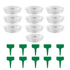 10 Set Planter Tray Stain-Resistant Sturdy Promote Growth Plant Pot Saucer Safe