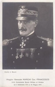 A9135) MAGGIOR GENERALE MARCHI FRANCESCO COMANDANTE SCUOLA MILITARE DI MODENA - Picture 1 of 1