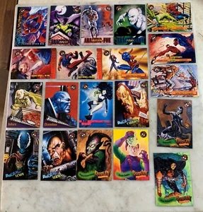 trading card lot SPIDER-MAN premium 1996 w/ canvas - Picture 1 of 2
