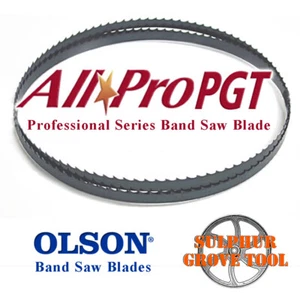 Hoja de sierra de cinta 89 1/2" Olson AllPro PGT 3/16" .025" 10 REG APG70889 hecha en EE. UU. - Imagen 1 de 3