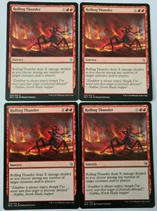 MAGIC THE GATHERING : 4x Rolling Thunder ... Battle for Zendikar ... Unc  - Picture 1 of 1