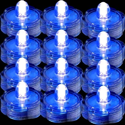 12/24/36 Led Submersible Waterproof Wedding Floral Decoration Party Tea Light - Image 1 of 4