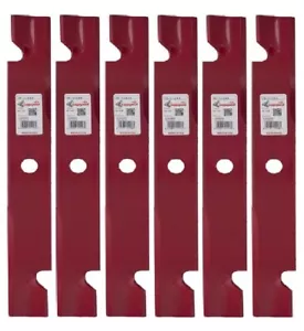 6 Pack HD Notched Hi Lift Blades 60" fits Exmark 103-6403 103-6403-S 140-1240 - Picture 1 of 1