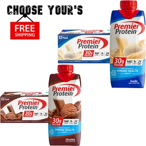 Premier Protein High Protein Shake (11 fl. oz. 12 pk) CHOOSE A FLAVOR - Picture 1 of 14