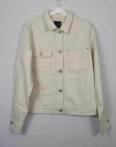 Next Womens Denim Ecru Cotton Worker Jacket Size 6 - 20 RRP £48 - Picture 1 of 11