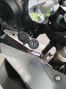 supporto prese usb per bmw gs 1200 e 1250 standard e adventure 2013/2020 - Foto 1 di 4