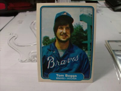 1982 Fleer Baseball  #430 - Tom Boggs - Atlanta Braves   82-1201 - Image 1 of 2