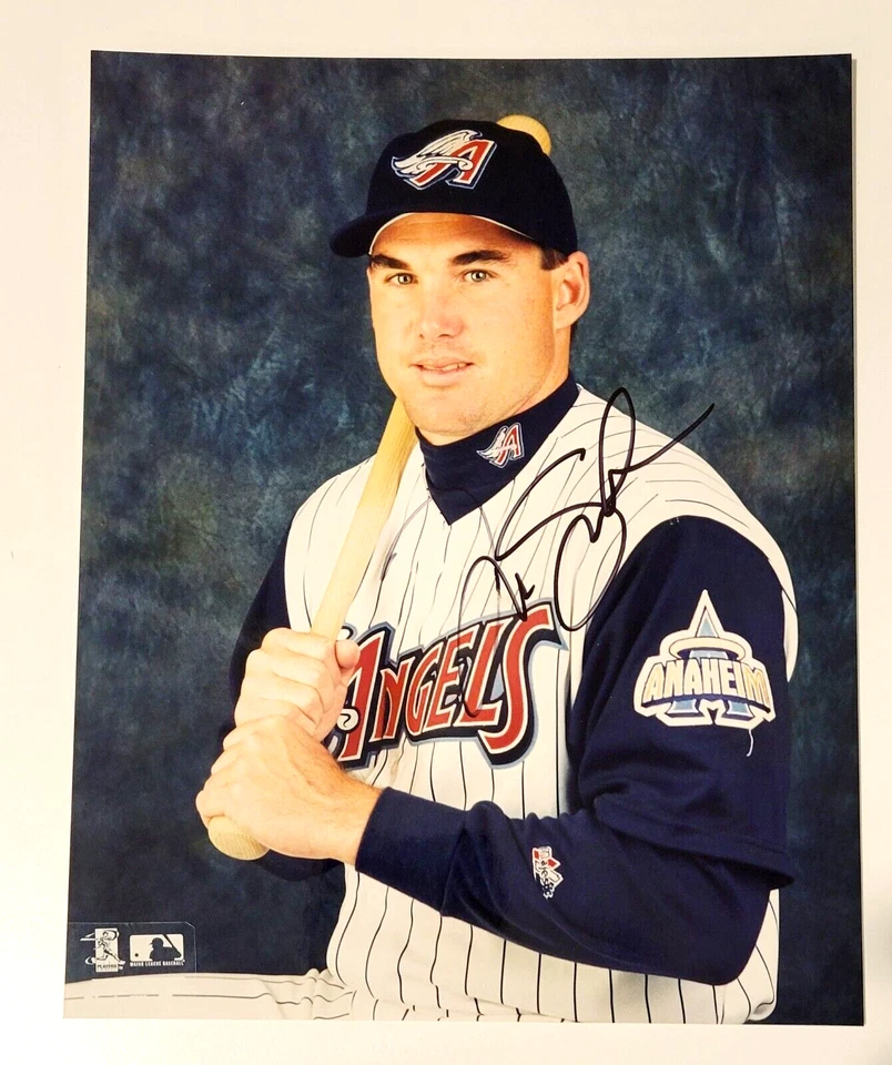 Foto firmada por Tim Salmon Anaheim Angels 8x10 autógrafo Foto 1 de 1