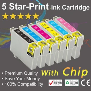 12 Ink Cartridges 81N 82N T0811N-T0816N For Epson R290 R390 RX590 RX610 RX690 - Picture 1 of 1