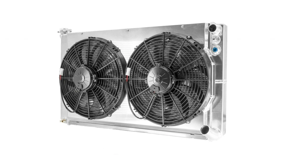 67-72 Chevrolet C10 грузовик LS производительность радиатор модуль с TOC) с SPAL вентиляторы - Изображение 1 из 1