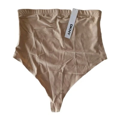 DKNY SHAPEWEAR MEDIUM CONTROL SHAPING BRIEF 676149 ~ BEIGE ~ BNWT ~ *RRP £25* - Image 1 of 4