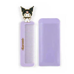 Kuromi Hair Comb with Case Sanrio Travel Accessories - Picture 1 of 3