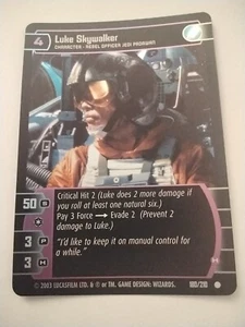 Star Wars wotc TCG The Empire Strikes Back 180/210 Luke Skywalker H foil - Picture 1 of 1