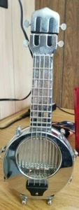 Vintage (Pick up Triggered Music Box) Liquor Bar Decanter Bottle BANJO Japan - Picture 1 of 8