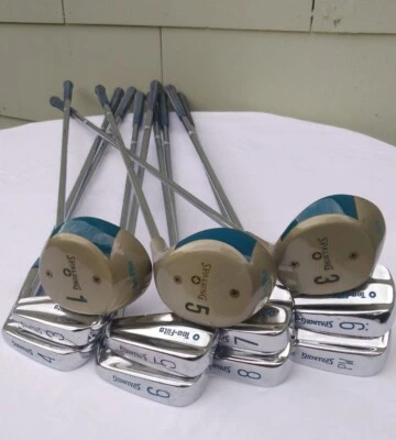 Conjunto de ferros de golfe Spalding Tee Flite feminino madeira 3-PW 1 3 5 madeira - Imagem 1 de 4
