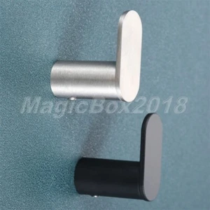 Robe Towel Single Hook Holder Stainless Steel Wall Mounted Bathroom Accessories - Picture 1 of 12