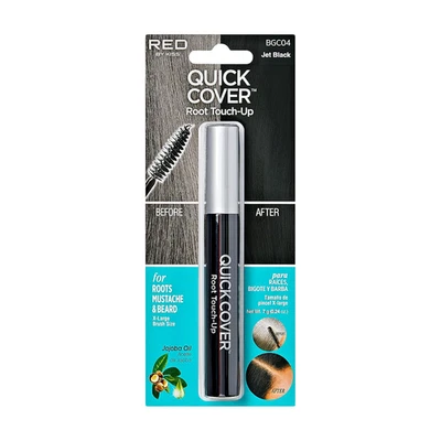 RED by KISS Quick Cover Root Touch up Rescue (Negro Jet), Rímel Agua Natural- Foto 1 de 4