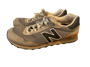 New Balance 515 Sneaker Schuhe Größe 9 Herren grau schwarz orange Wildleder Freizeit Straße - Bild 1 von 7