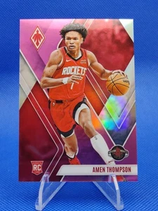 🔵 2023-24 Panini Phoenix AMEN THOMPSON Pink /175 RC #300 Rookie Houston Rockets - Picture 1 of 2
