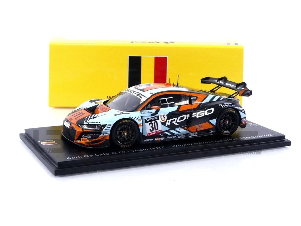SPARK 1/43 - AUDI R8 LMS GT3 - WINNER SILVER CUP SPA 2022 SB507 - Image 1 of 1