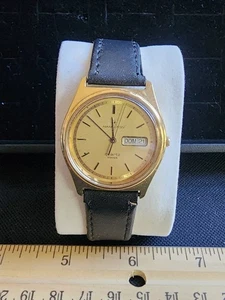Vintage Hamilton Herren Armbanduhr Quarz läuft hält die Zeit gebraucht Top Zustand  - Bild 1 von 3
