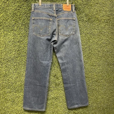 Vintage Levi's 501 XX Button Fly Jeans Mens 30x29 Button Fly Denim Made In USA - Image 1 of 4