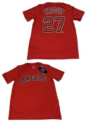 Nueva camiseta roja Mike Trout de los Angeles Angels para niños grande 14-16 Foto 1 de 4