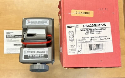 Legrand PS430MIR5-W Mechanical Interlock 30A 3Ø 600VAC 20HP *New in Box* - Image 1 of 4