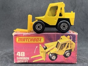 Matchbox Superfast MB48-C2: Sambron Jacklift in type K Box - Picture 1 of 7