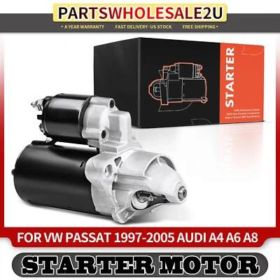 Motor De Arranque Para Audi A4 A6 Allroad Quattro Volkswagen Passat 1.4kW 12V CW 9T Foto 1 de 4