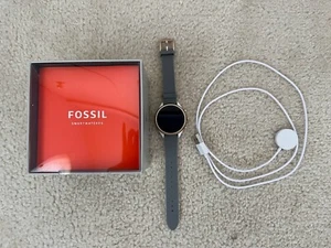 Fossil Sport 41mm Fitness Smartwatch Model DW9F1 Silicone Gray Band - FTW6025 - Picture 1 of 3
