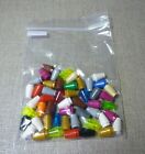 50 X LEGO 1X1 CONES MIXED COLOUR BUNDLE 4589 AND 4589B