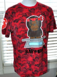 Men’s Hudson Outerwear BABY KILO Red T-Shirt Medium - Picture 1 of 5