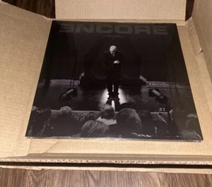 SEALED Eminem Encore BLACK OUT vinyl 20th Anniversary slim shady marshall show - Picture 1 of 2