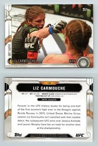 Liz Carmouche #180 UFC Chronicles 2015 Topps Trading Card - Picture 1 of 1