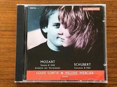Mozart / Schubert by Louis Lortie & Helene Mercier (CD, 1994, Chandos) Foto 1 de 3
