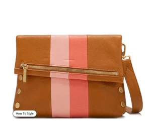 NWT Hammitt Artist Tape/Brushed Gold VIP Medium Studded Leather Crossbody Bag - Picture 1 of 5