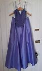 Robe princesse vintage violette occasion spéciale scintillante bal formel taille 3/4 